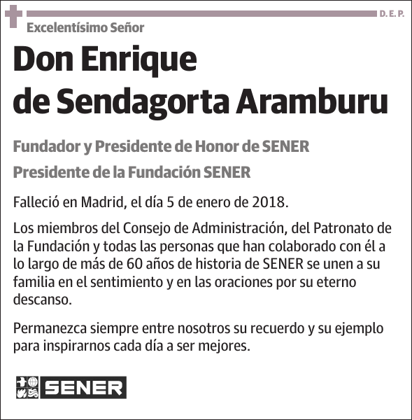 Retrato de Enrique de Sendagorta Aramburu